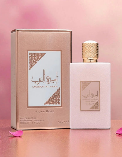𝗟𝗮𝘁𝘁𝗮𝗳𝗮 Ameerat Al Arab Prive Rose Asdaaf Eau de Perfume 100 ML