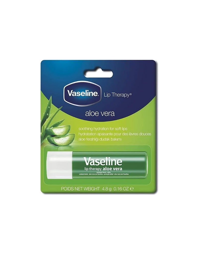 𝗩𝗮𝘀𝗲𝗹𝗶𝗻𝗲 Lip Therapy Aloe Vera Lip Balm 4.8 G