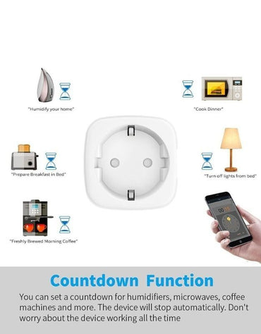 WIFI Smart Plug 20A Adapter 100-250V
