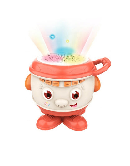Interactive Musical Drum Rotating Percussion for Children