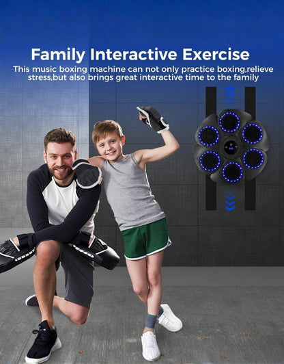 Home Boxing Equipment Adjustable Smart Boxing Wall Pad LED Music Rhythm Boxing