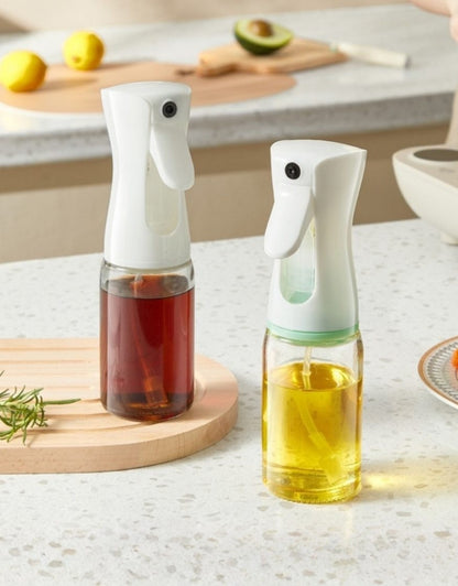 DannyHome 200ml Olive Oil Sprayer Bottle Kitchen High-Pressure Sprayer Bottle Leak-proof BBQ Air Fryer Sprayer Oil