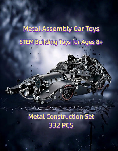 𝗛𝗼𝘁𝗪𝗵𝗲𝗲𝗹 332 PCS Metal Car Model Building Toys