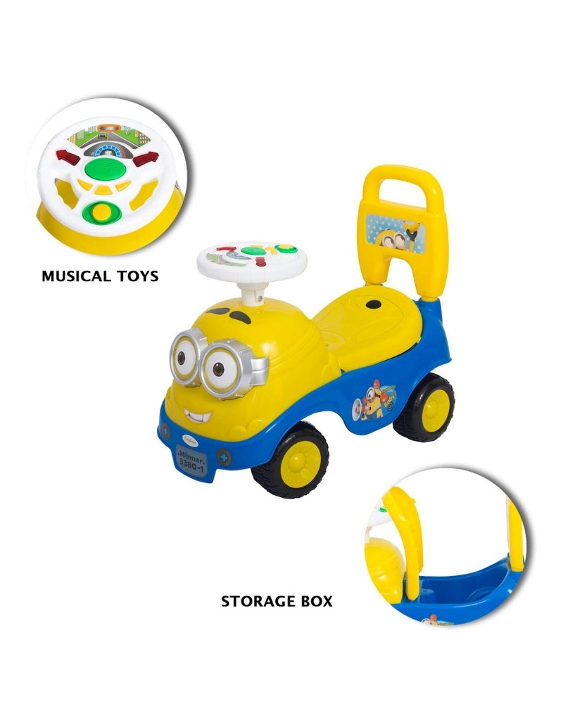 Baybee Minion Race Kids Ride On Push Car for Toddlers
