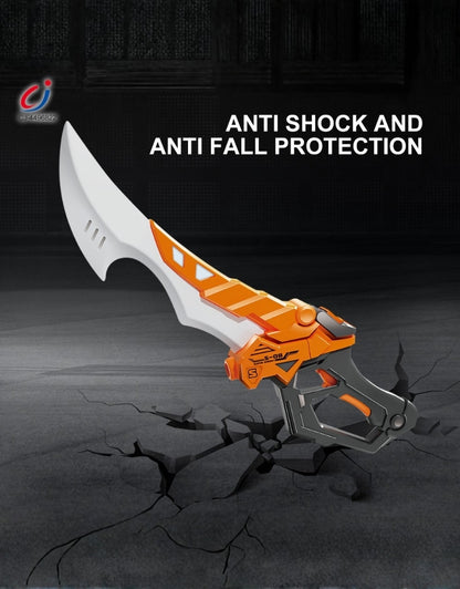 Cartoon Soft Bullet Gun 2 in 1 Knife Shaped Shooting Game