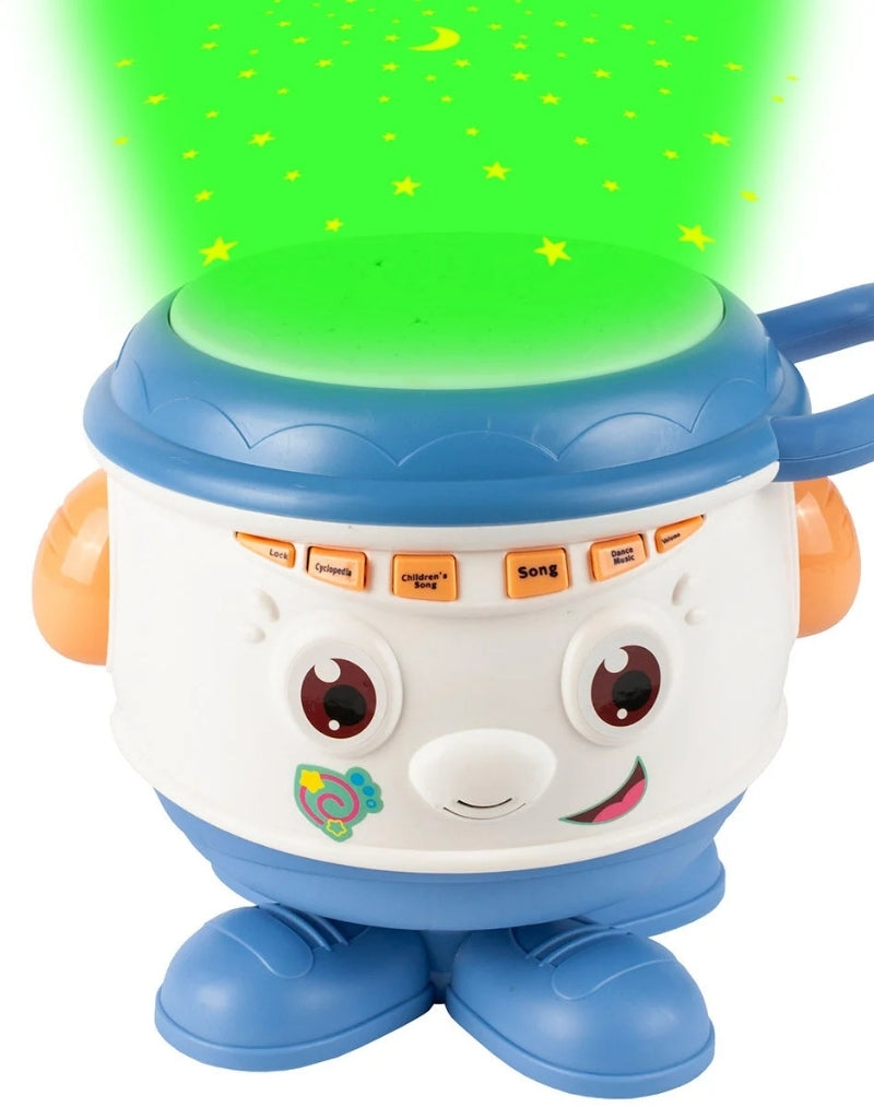 Interactive Musical Drum Rotating Percussion for Children
