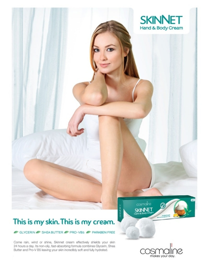 𝗖𝗼𝘀𝗺𝗮𝗹𝗶𝗻𝗲 Skinnet Hand & Body Cream 60 ML