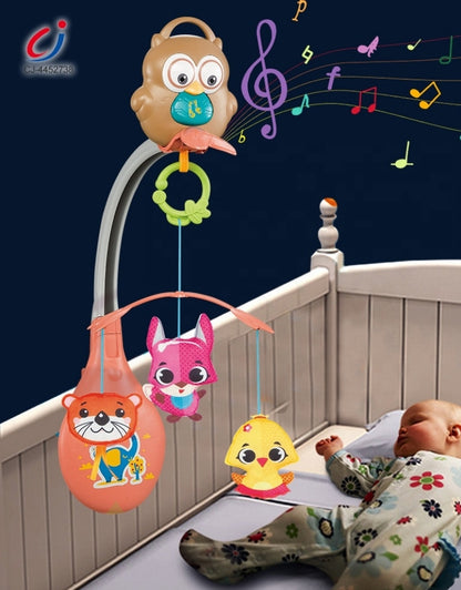 Toy Electric Rotating Hanging Bed Bell with Pendant