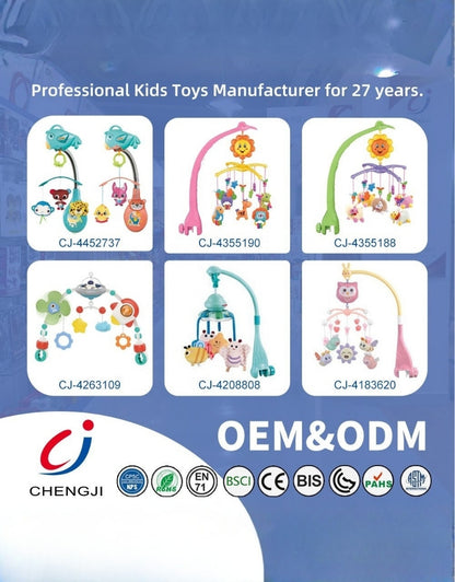 Toy Electric Rotating Hanging Bed Bell with Pendant