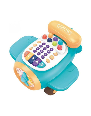 Mappy Interactive Toy With Airplane Sounds Turquoise