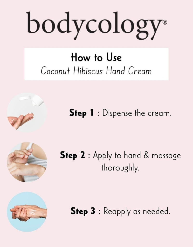 𝗕𝗼𝗱𝘆𝗰𝗼𝗹𝗼𝗴𝘆 Coconut Hibiscus Shea Butter Hand Cream 56 G