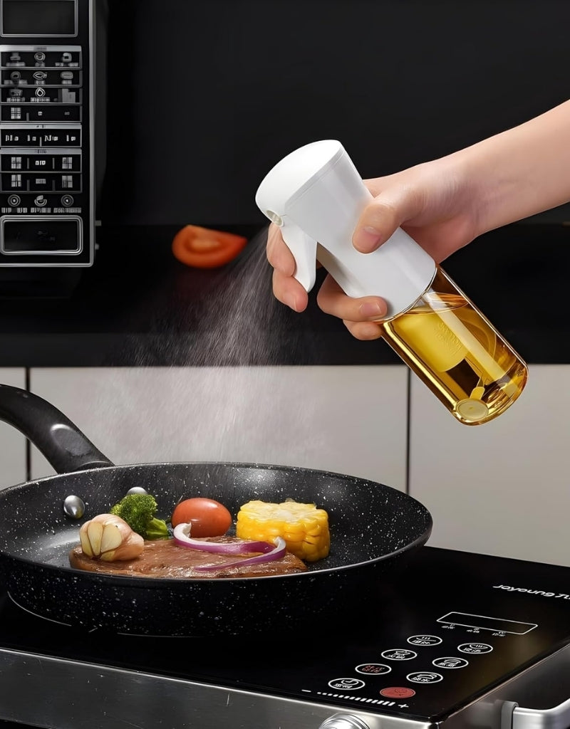 DannyHome 200ml Olive Oil Sprayer Bottle Kitchen High-Pressure Sprayer Bottle Leak-proof BBQ Air Fryer Sprayer Oil
