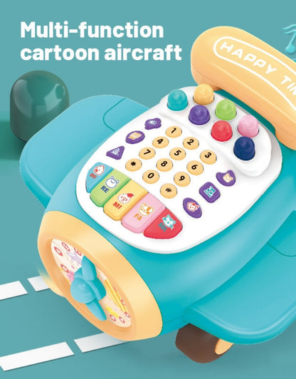 Mappy Interactive Toy With Airplane Sounds Turquoise