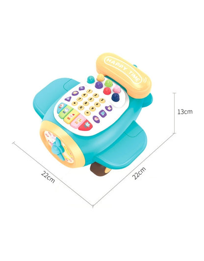 Mappy Interactive Toy With Airplane Sounds Turquoise