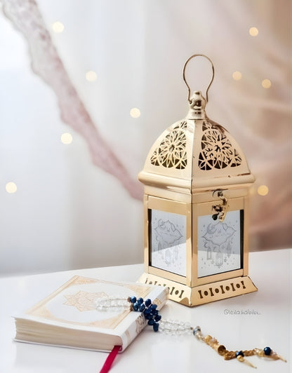 LED Fanoos Light For Ramadan Home Décor Table & Hanging Lantern