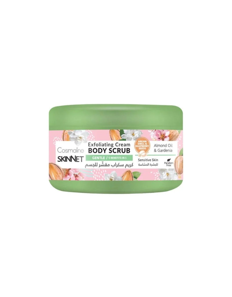 𝗖𝗼𝘀𝗺𝗮𝗹𝗶𝗻𝗲 Skinnet Gentle Exfoliating Cream Body Scrub 250ML