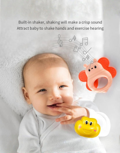 Monkey Grab Shake Rattle Baby Rattles Toys Set