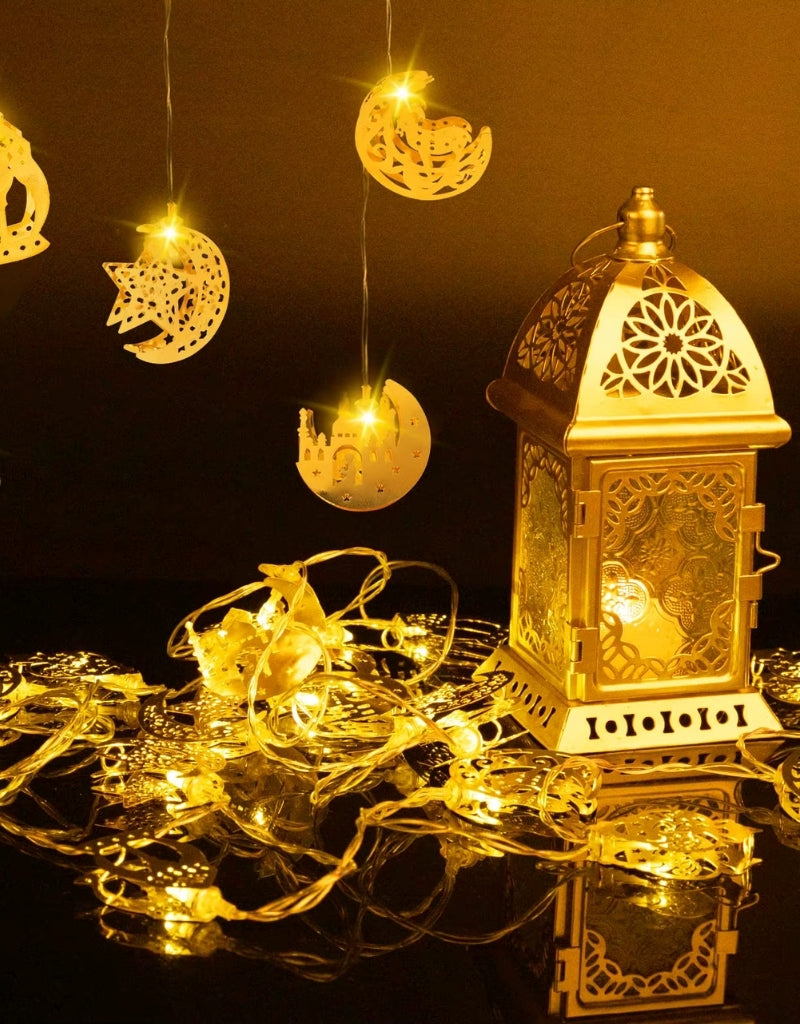 LED Fanoos Light For Ramadan Home Décor Table & Hanging Lantern