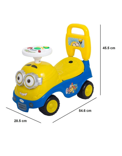 Baybee Minion Race Kids Ride On Push Car for Toddlers