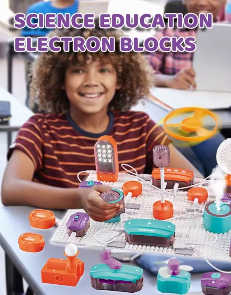 Children's Science Experiment Physics Circuit Experiment Building Blocks Assembly