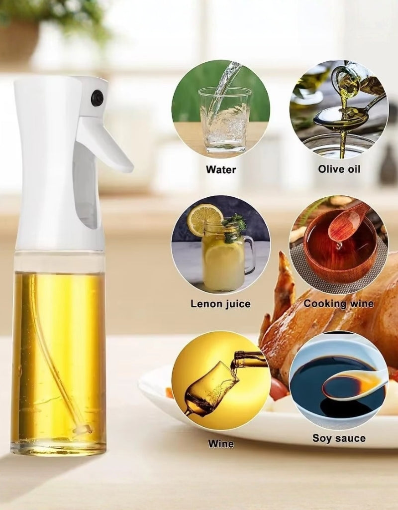 DannyHome 200ml Olive Oil Sprayer Bottle Kitchen High-Pressure Sprayer Bottle Leak-proof BBQ Air Fryer Sprayer Oil