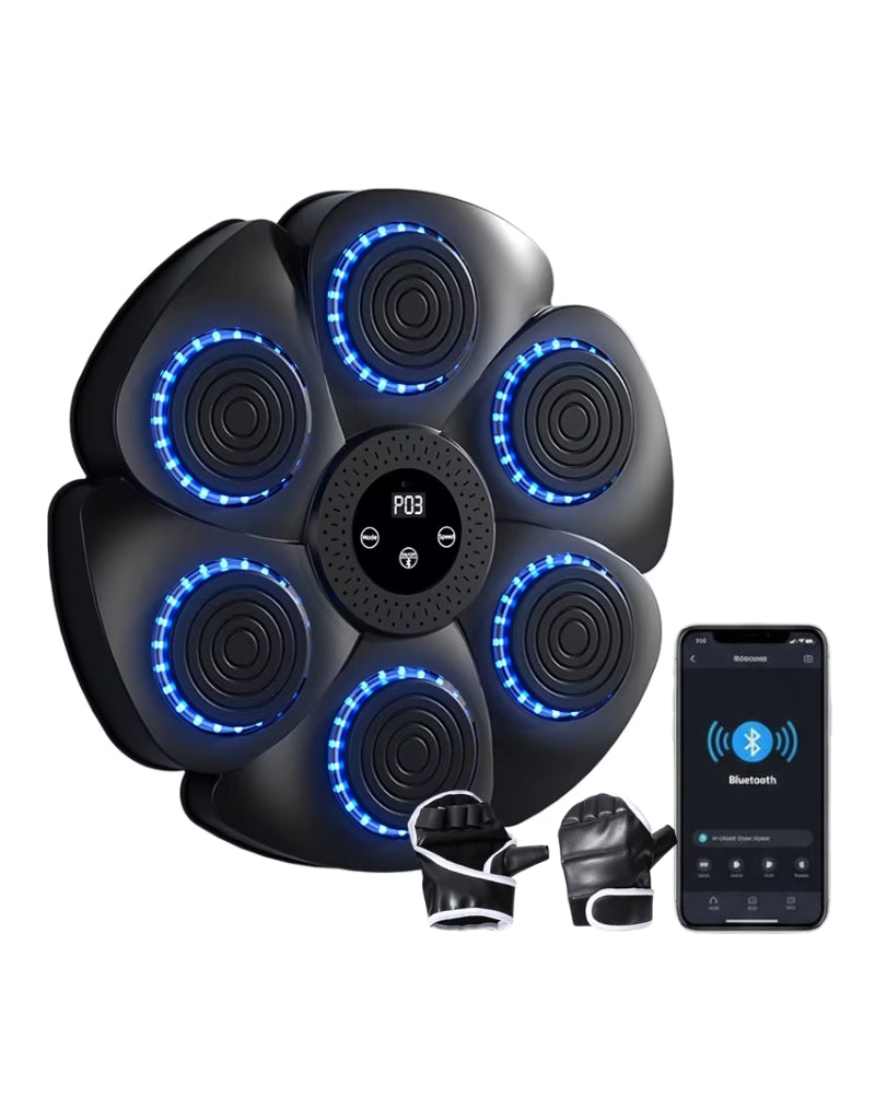 Home Boxing Equipment Adjustable Smart Boxing Wall Pad LED Music Rhythm Boxing