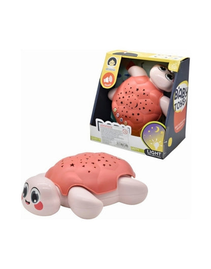 Musical Turtle Projector Toy for Kids with Light and Sound