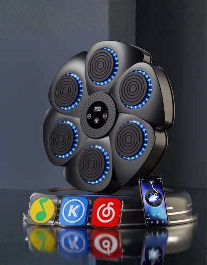 Home Boxing Equipment Adjustable Smart Boxing Wall Pad LED Music Rhythm Boxing