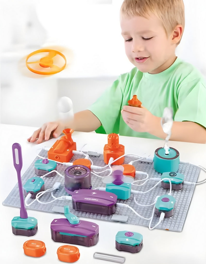 Children's Science Experiment Physics Circuit Experiment Building Blocks Assembly
