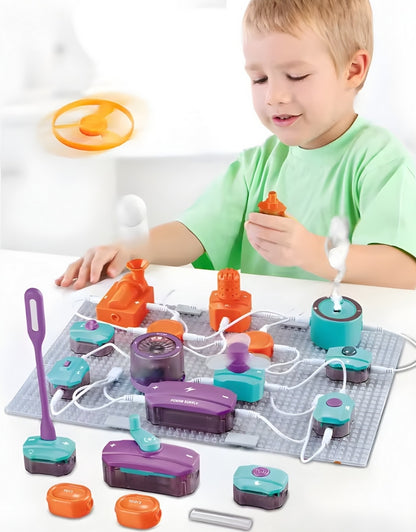 Children's Science Experiment Physics Circuit Experiment Building Blocks Assembly