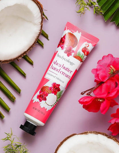𝗕𝗼𝗱𝘆𝗰𝗼𝗹𝗼𝗴𝘆 Coconut Hibiscus Shea Butter Hand Cream 56 G