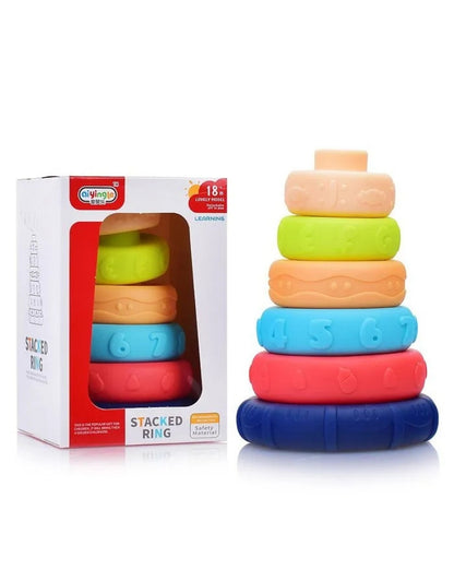 Pyramid Colored With Numbers And A Picture