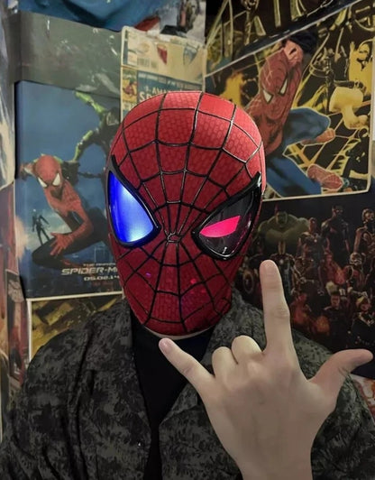 Marvel Spider-Man Cosplay Mask with Moving Eyes
