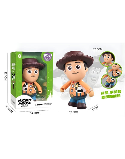 Herocross Original Disney Anime Figure Dolls Mickey Mouse Scrooge
