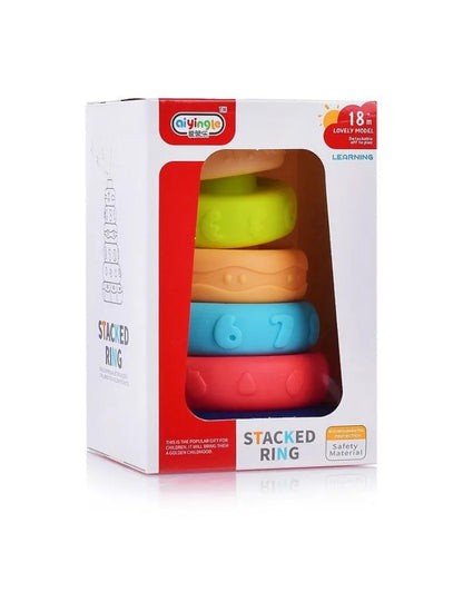 Pyramid Colored With Numbers And A Picture