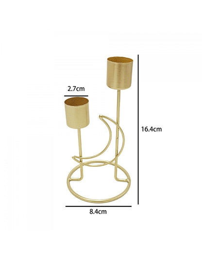 Metal Candlestick Desktop Pillar Candle Holder
