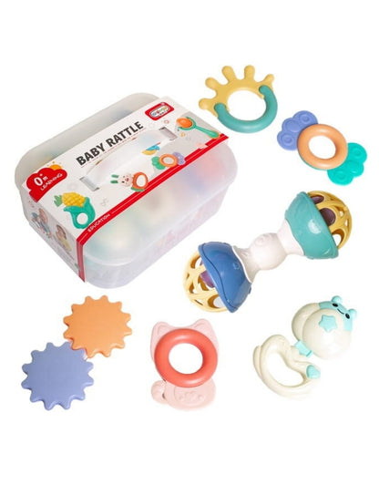 Set Of 6 Teethers And Rattles For Children