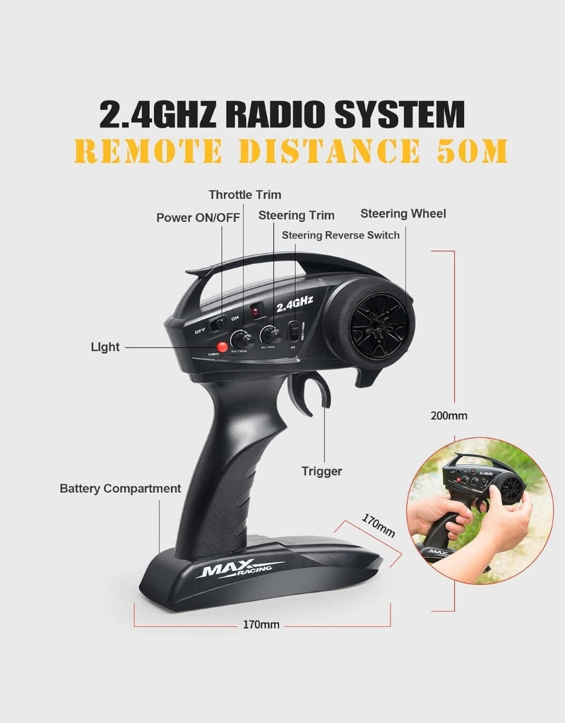 RC Cars RC Crawler 110 Scale RTR Remote Control Car 4WD 2.4GHz