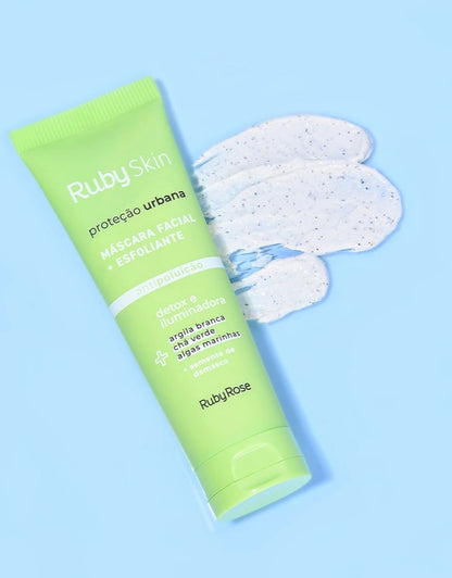 𝗥𝘂𝗯𝘆 𝗥𝗼𝘀𝗲 Facial Exfoliating Mask Cream 50 G