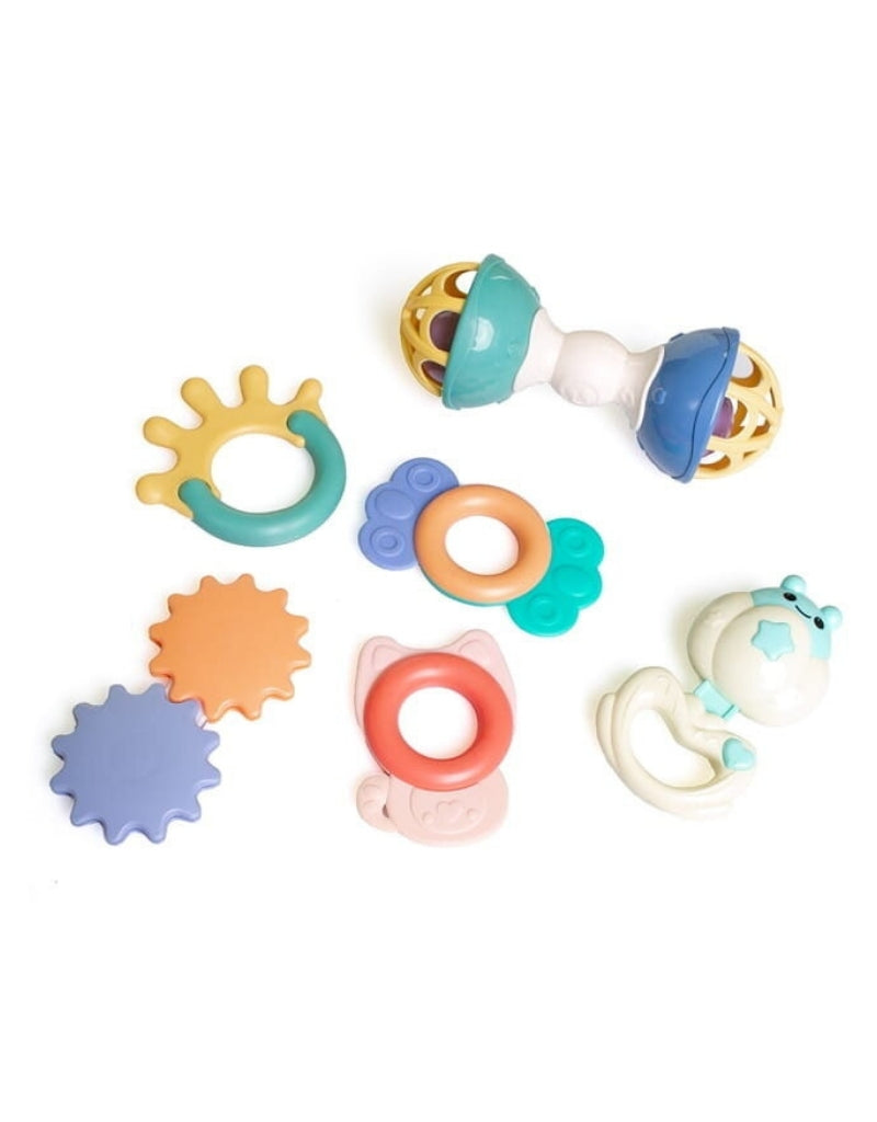 Set Of 6 Teethers And Rattles For Children