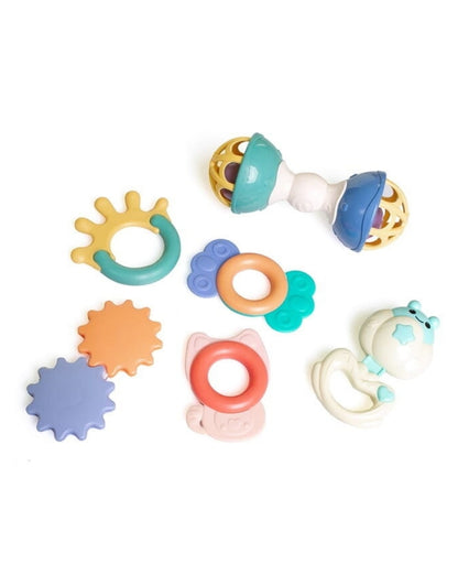 Set Of 6 Teethers And Rattles For Children