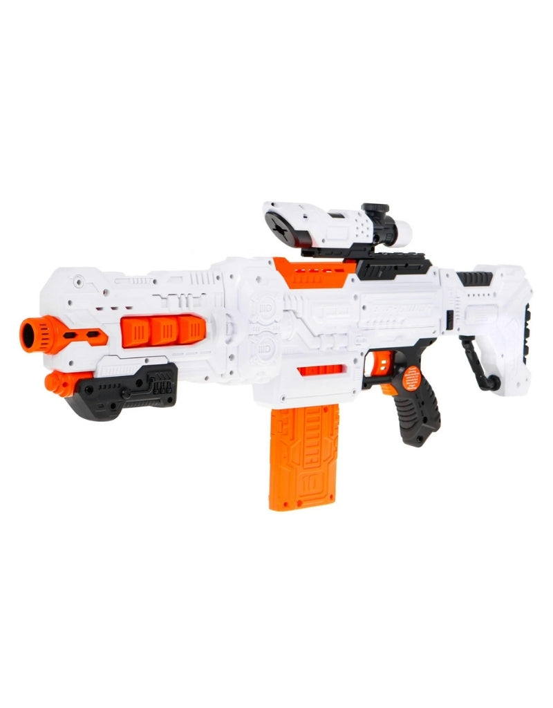 Electric Gun For Children Set With 2 Magazines And 48 Soft Shells