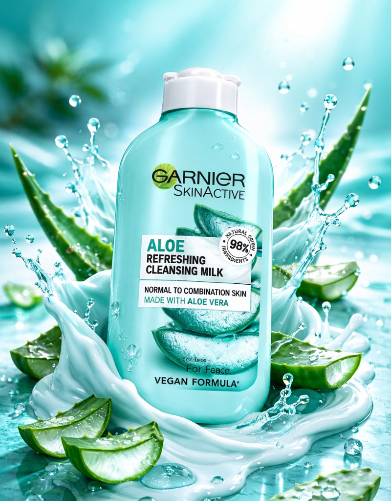 𝗚𝗮𝗿𝗻𝗶𝗲𝗿 Aloe Vera Extract Natural Cleansing Milk 200 ML