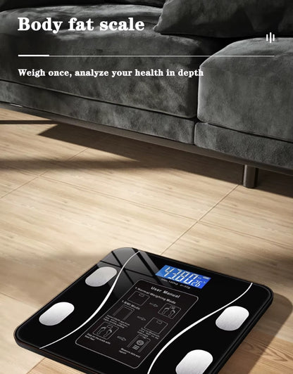 Digital Bathroom Scale Bluetooth Weighing Body Fat Balance