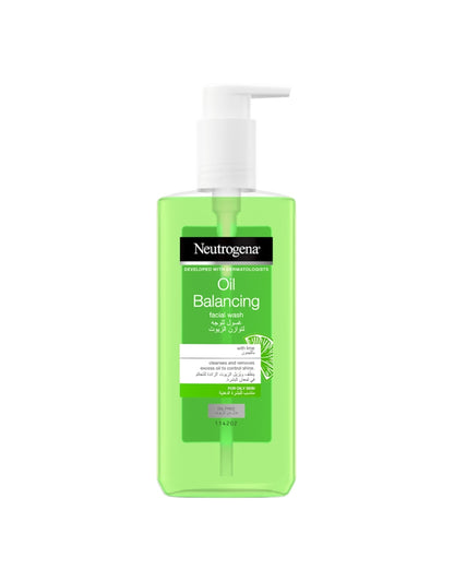 𝗡𝗲𝘂𝘁𝗿𝗼𝗴𝗲𝗻𝗮 Oil Balancing Facial Wash with Lime 200 ML