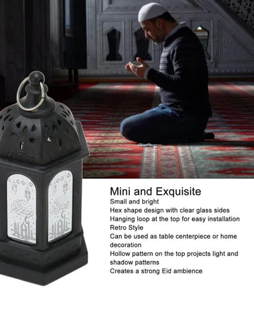 Ramadan Black & White Lantern Decorative Lights