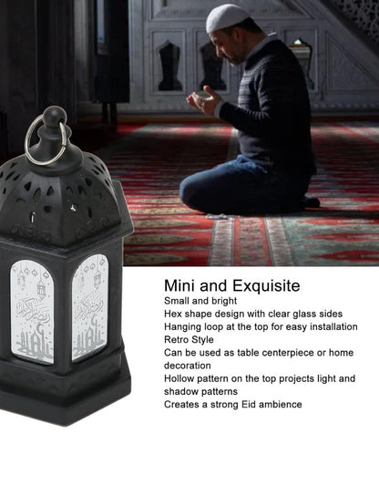 Ramadan Black & White Lantern Decorative Lights
