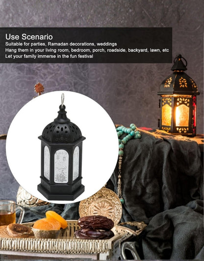 Ramadan Black & White Lantern Decorative Lights