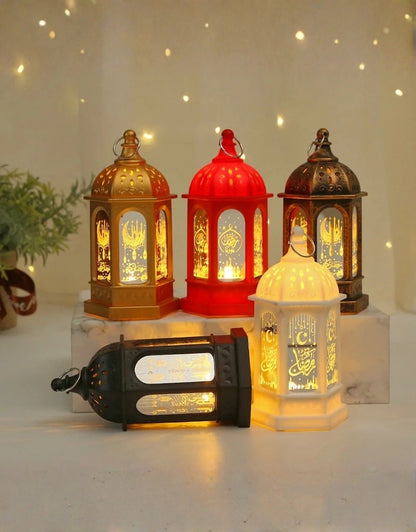 Ramadan Black & White Lantern Decorative Lights