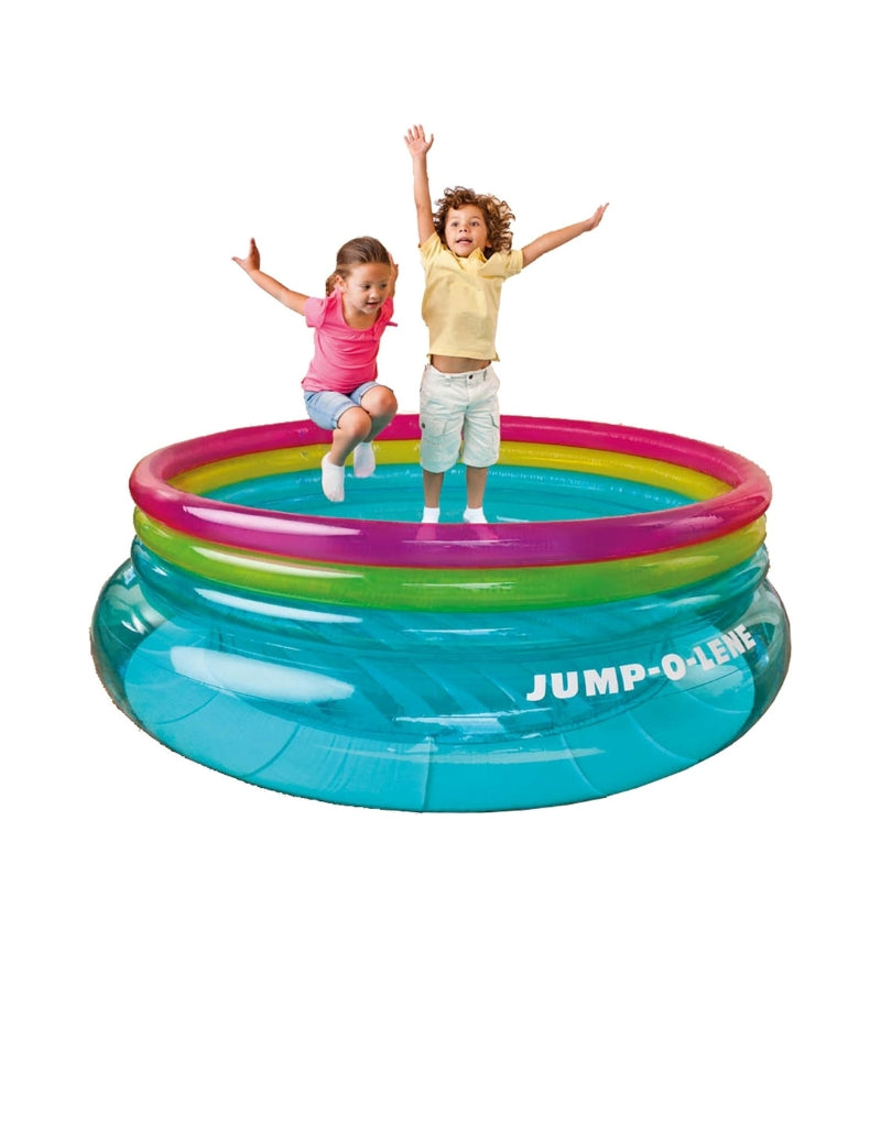 𝗜𝗻𝘁𝗲𝘅 Jump-O-Lene Kids Bouncy Castle Indoor Bouncer Inflatable 48267NP 2.03M x 69CM